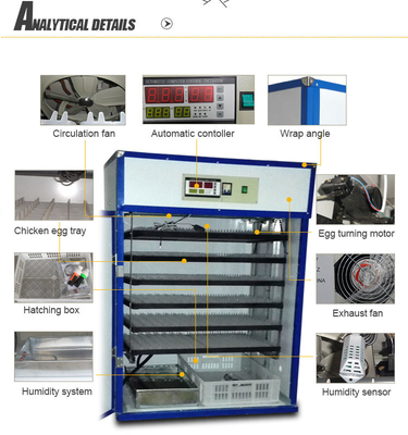 comprar Incubadora totalmente automático do ovo da máquina 3000 da incubadora dos pintainhos online manufacture